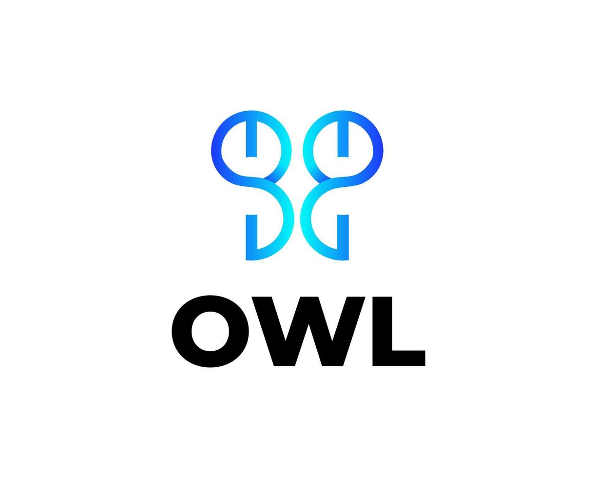 création de logo de hibou avec vecteur