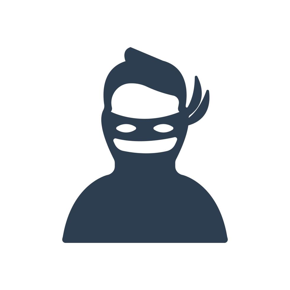 icône de voleur, symbole de voleur pour votre site web, logo, application, conception d'interface utilisateur vecteur