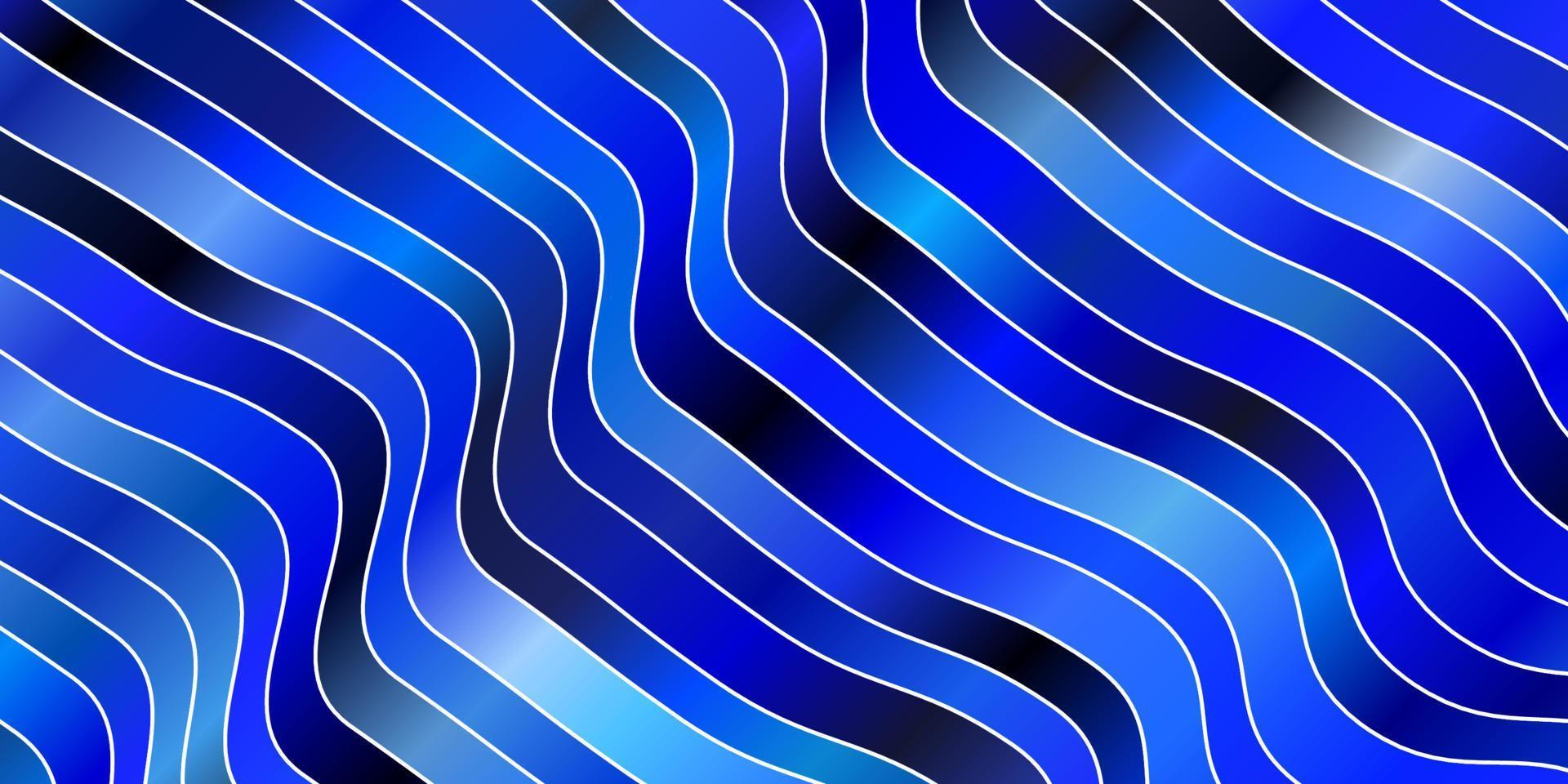 modèle vectoriel bleu foncé avec des lignes tordues.