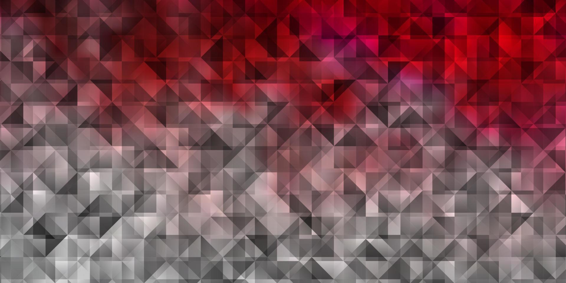texture vecteur rose clair, rouge avec style triangulaire.