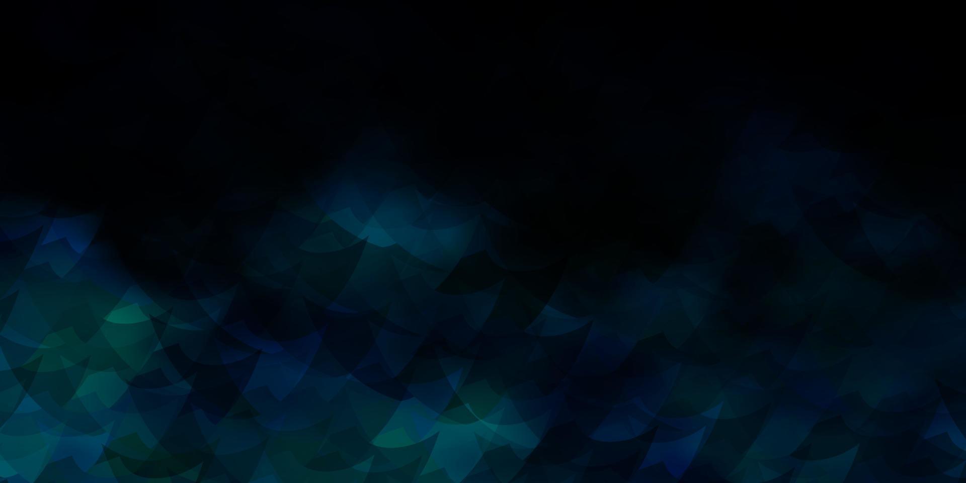 texture de vecteur bleu foncé avec un style triangulaire.