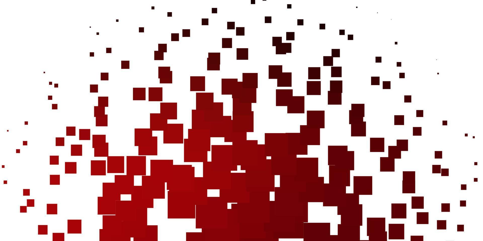 toile de fond de vecteur rouge clair avec des rectangles.