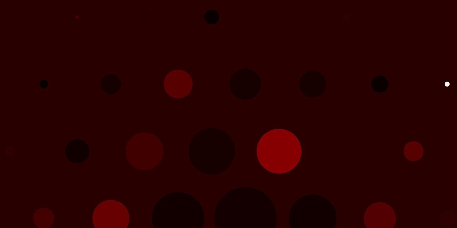 disposition de vecteur rouge clair avec des formes de cercle.