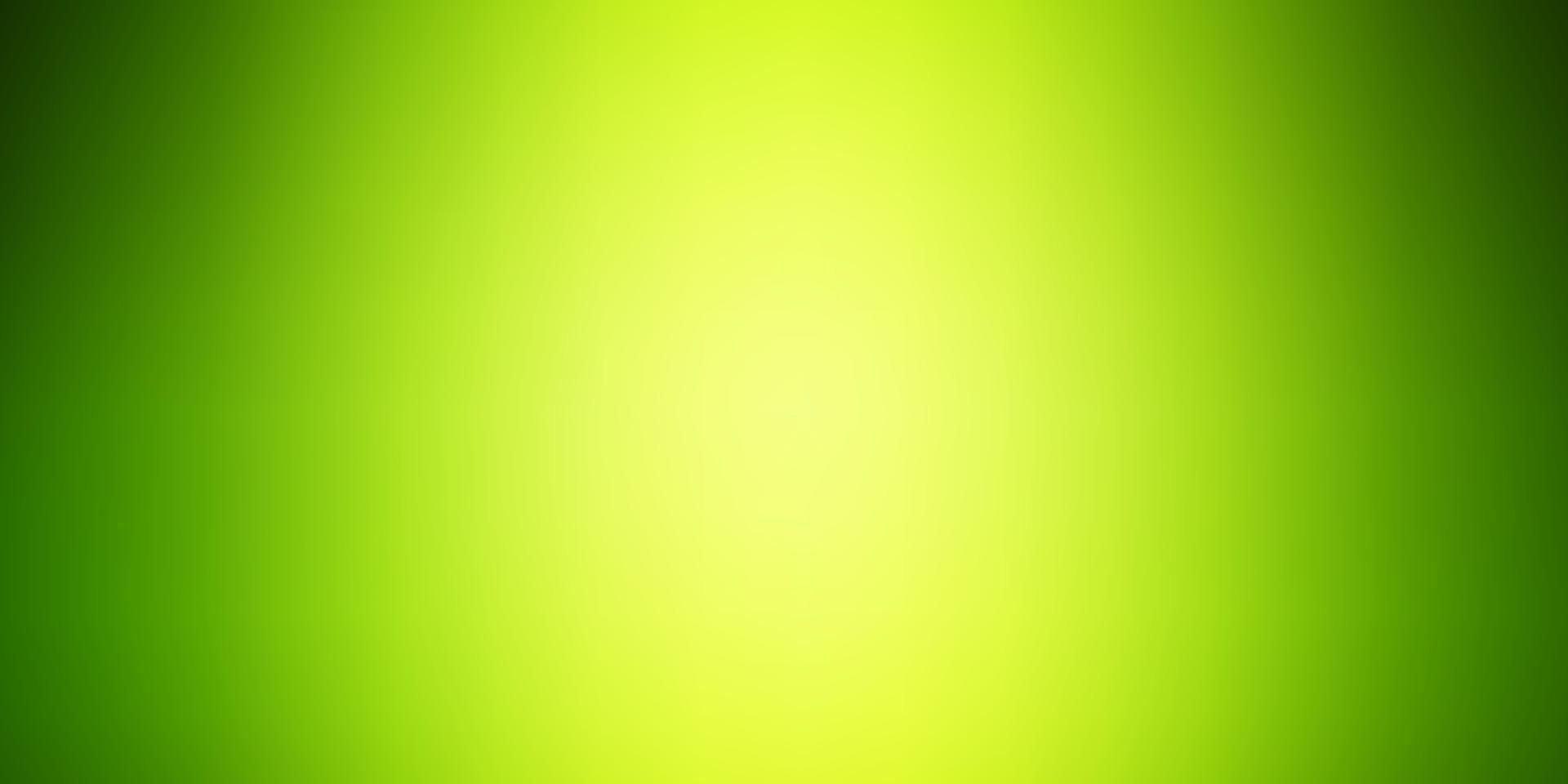 toile de fond floue moderne vecteur vert clair, jaune.