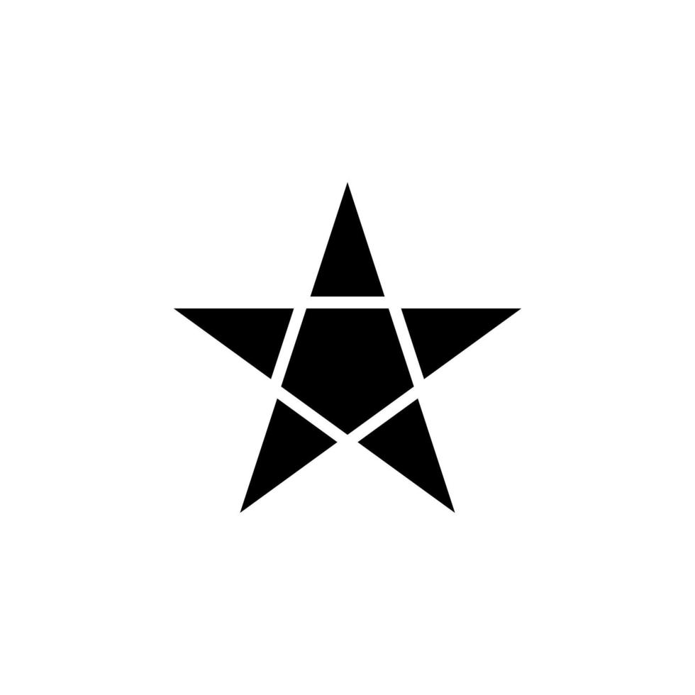 étoiles, modèle de logo d'illustration vectorielle d'icône solide de nuit. adapté à de nombreuses fins. vecteur
