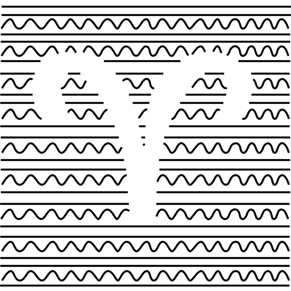 illustration vectorielle signe du zodiaque bélier espace négatif vecteur