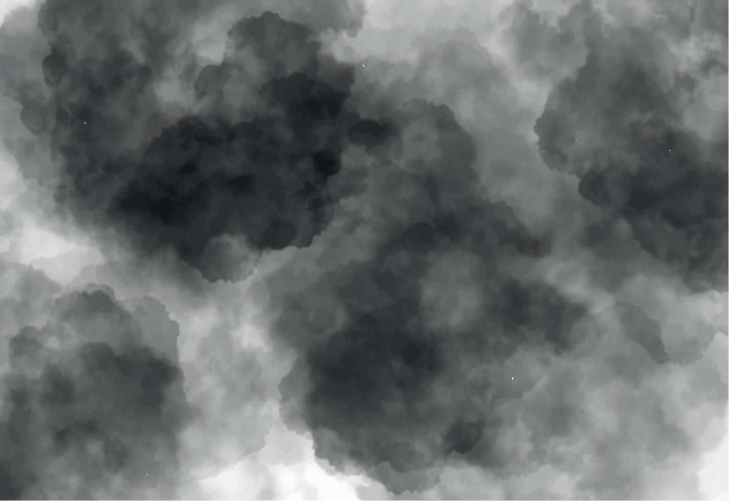 fond noir et blanc avec texture de nuage grunge. vecteur