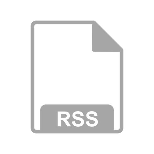 Icône Vector RSS
