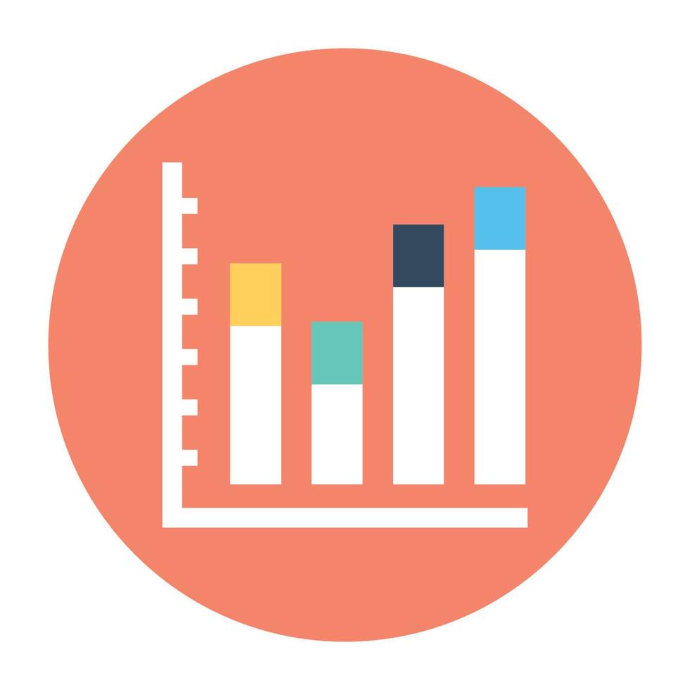 concepts de graphique à barres vecteur
