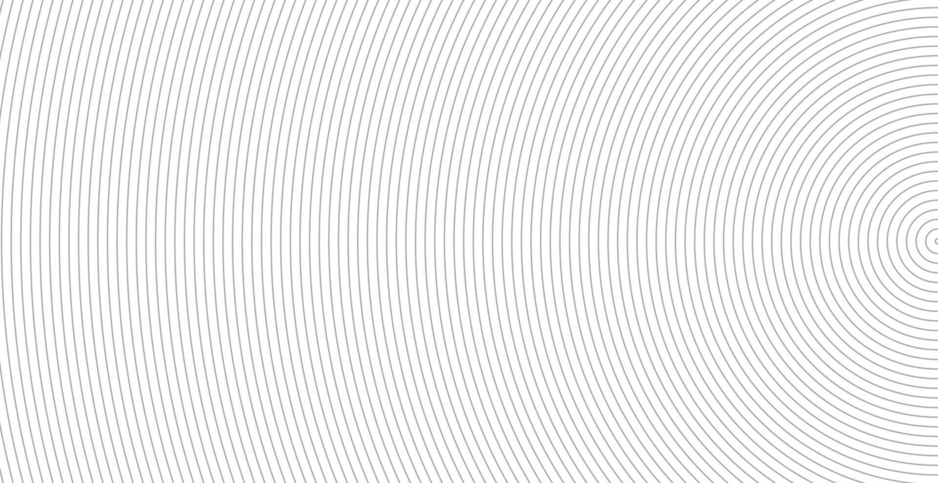 vecteur abstrait cercle demi-teinte fond noir. conception de modèle de ligne rétro dégradé. graphique monochrome. cercle pour l'onde sonore. illustration vectorielle