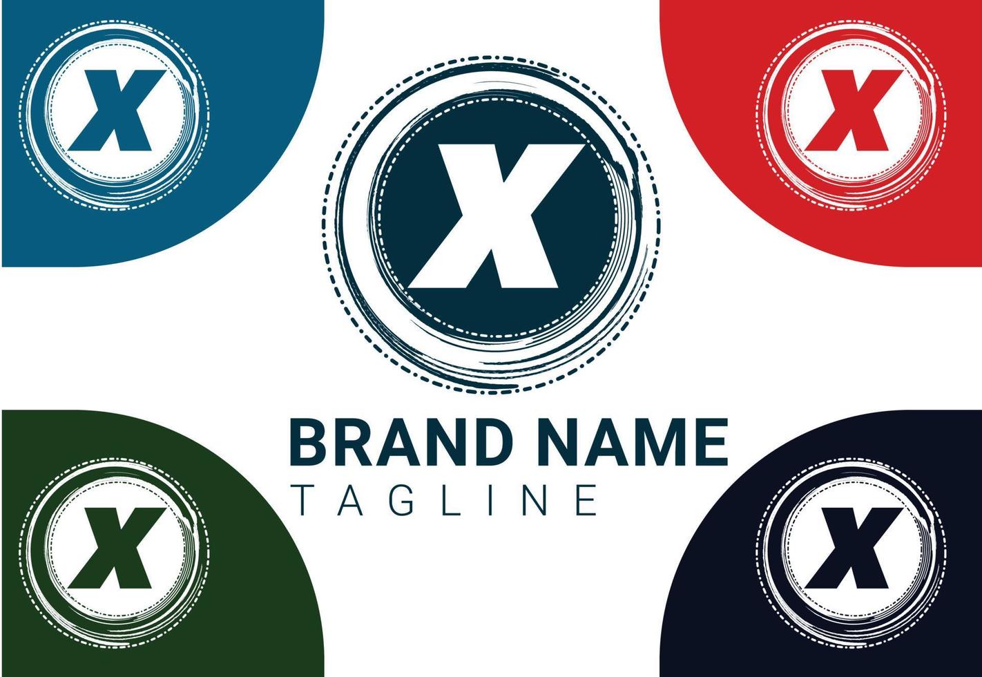 x lettre nouveau logo et icône design vecteur