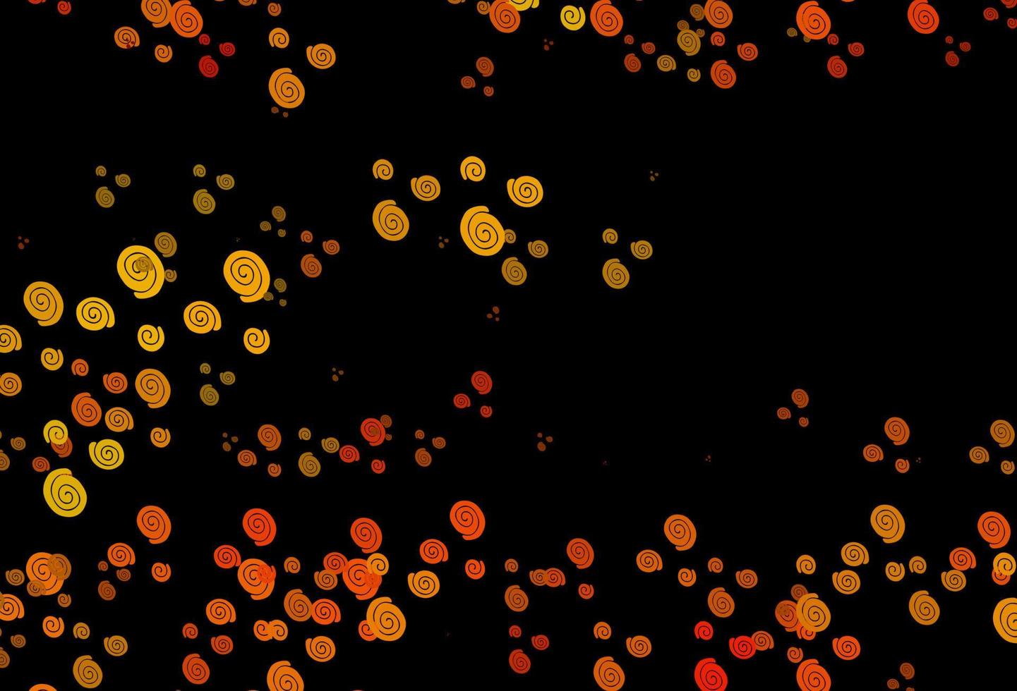 motif vectoriel orange foncé avec des formes de lampe.
