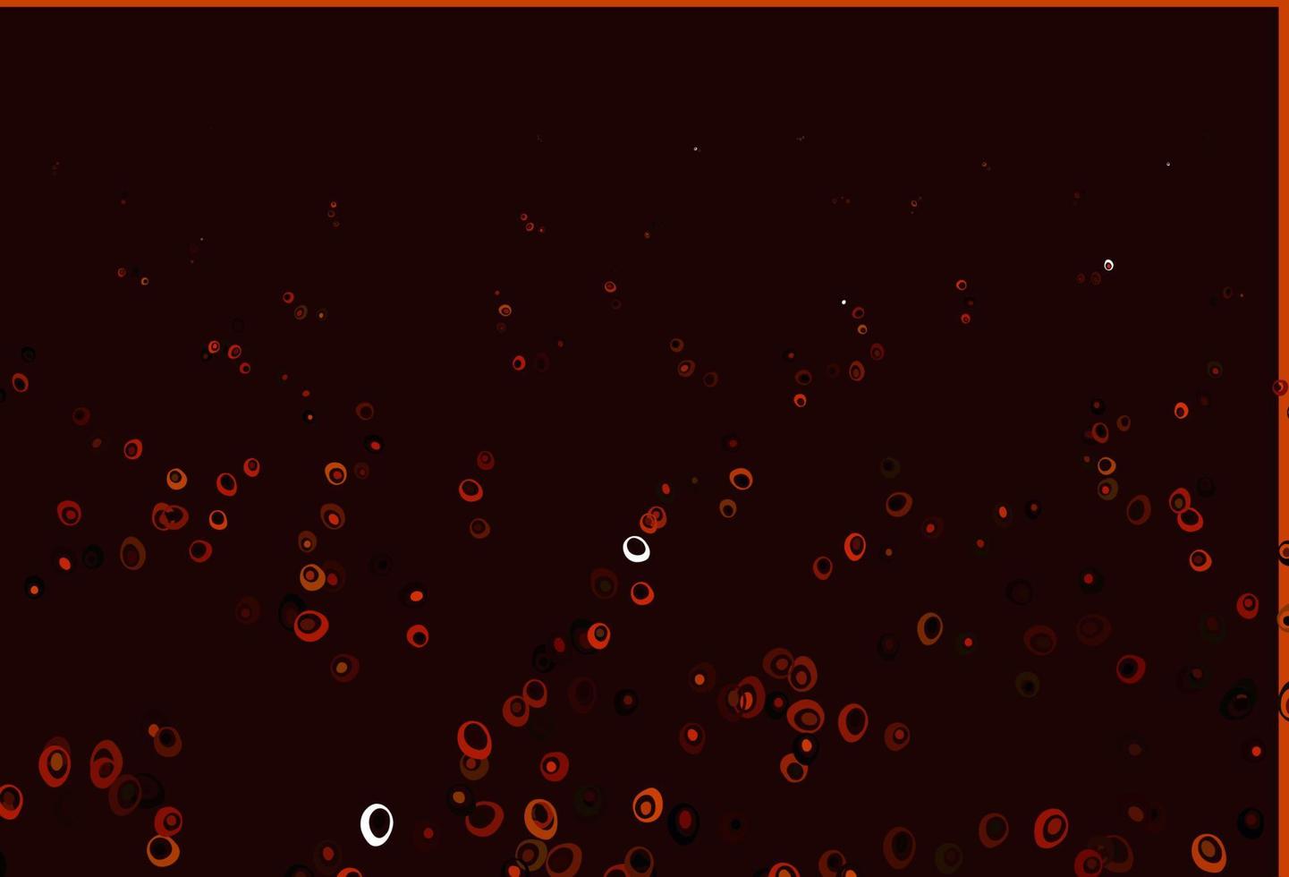 couverture vectorielle orange clair avec des taches. vecteur