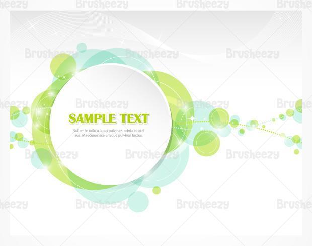 Abstract Bubble Vector Background