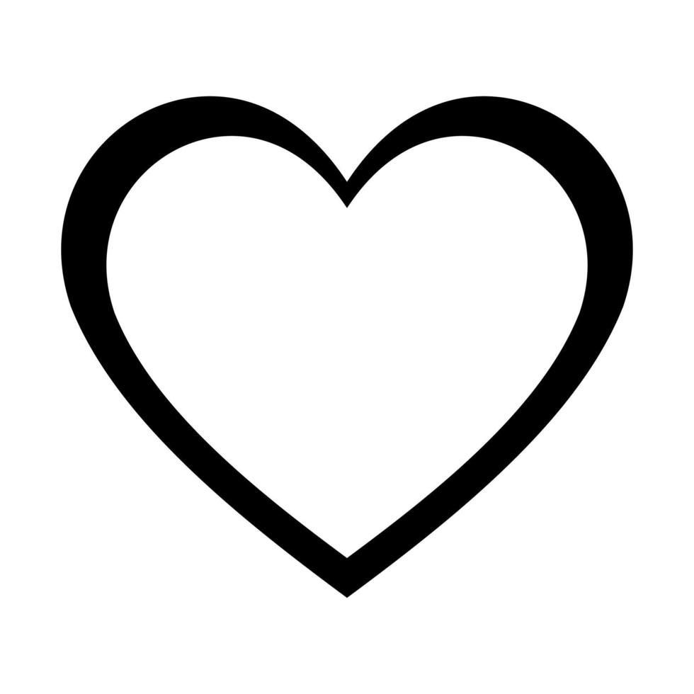élément de conception d'icône de coeur. illustration d'élément de logo. icône de symbole d'amour vecteur
