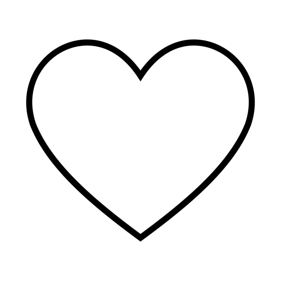 élément de conception d'icône de coeur. illustration d'élément de logo. icône de symbole d'amour vecteur