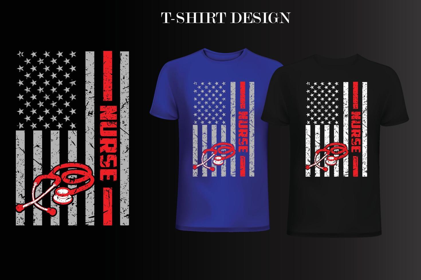 Conception de t-shirt de drapeau des États-Unis du 4 juillet. conception de t-shirt de citations indépendantes américaines. conception de t-shirt drapeau américain vecteur