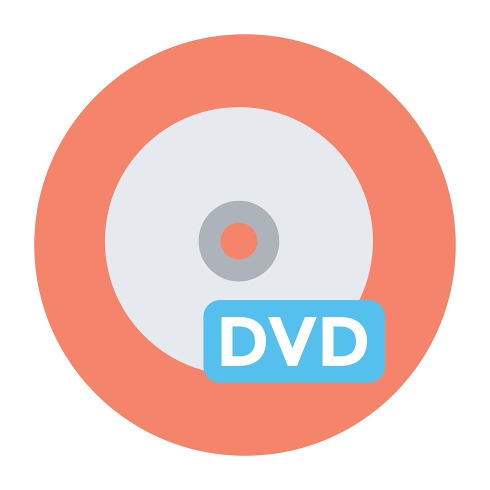 concepts de dvd à la mode vecteur