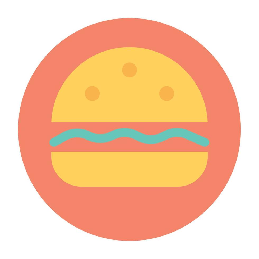 concepts de hamburger à la mode vecteur
