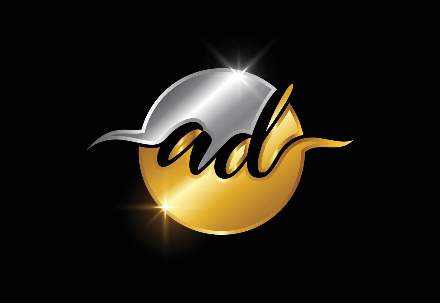 vecteur de conception de logo d'annonce de lettre initiale. symbole de l'alphabet graphique pour l'identité de l'entreprise