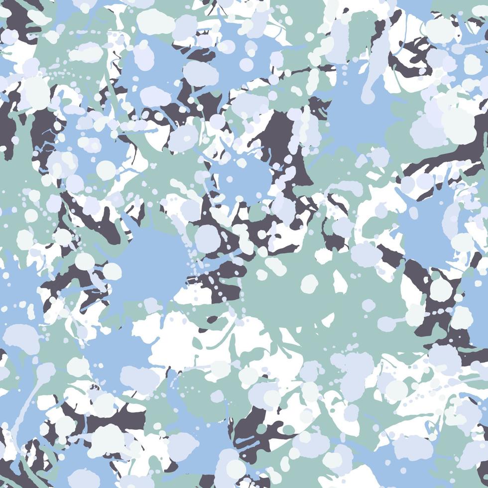 modèle sans couture de camouflage noir, bleu sarcelle, vert, bleu, blanc vecteur