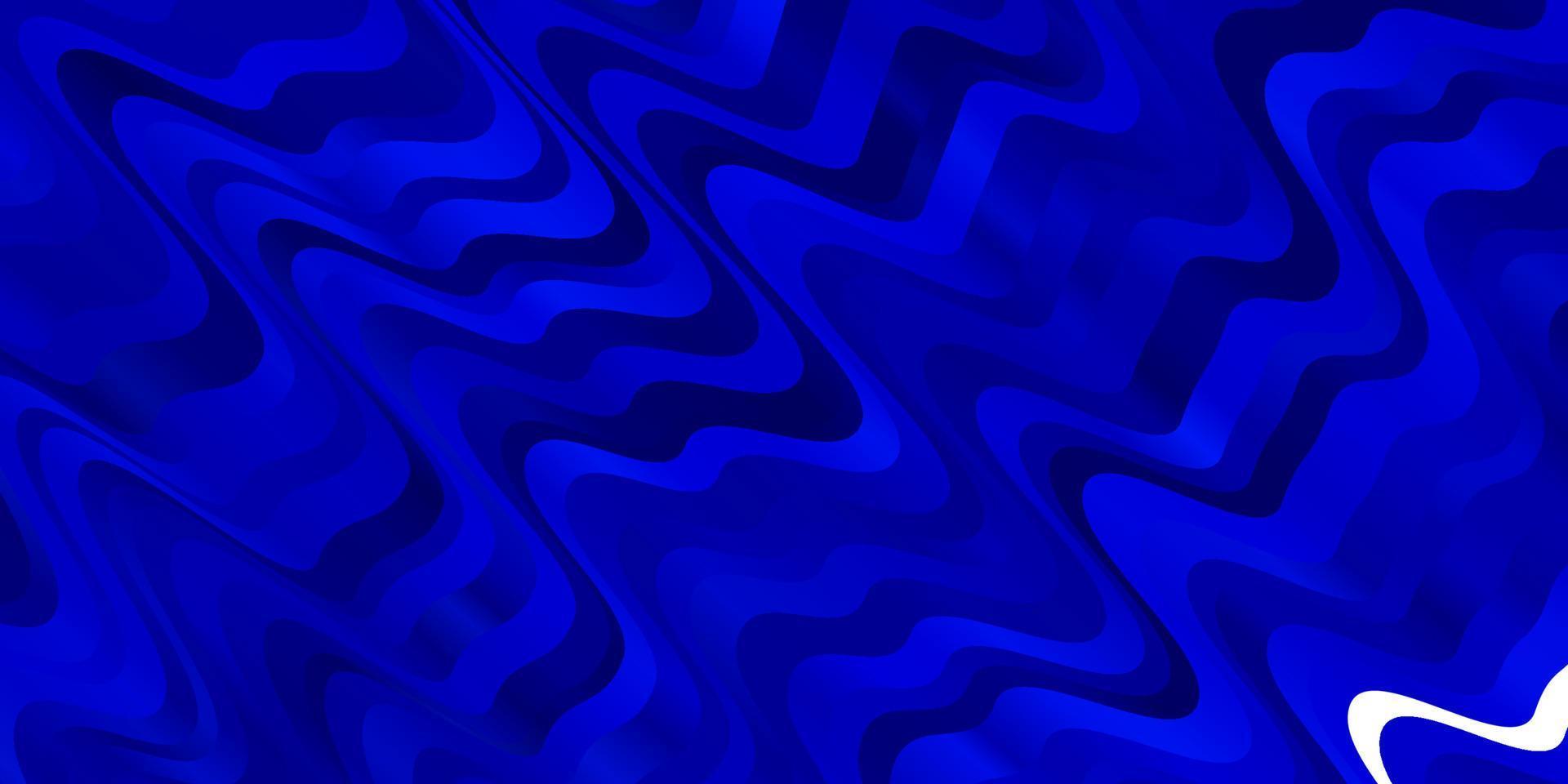 modèle vectoriel bleu foncé avec des lignes tordues.