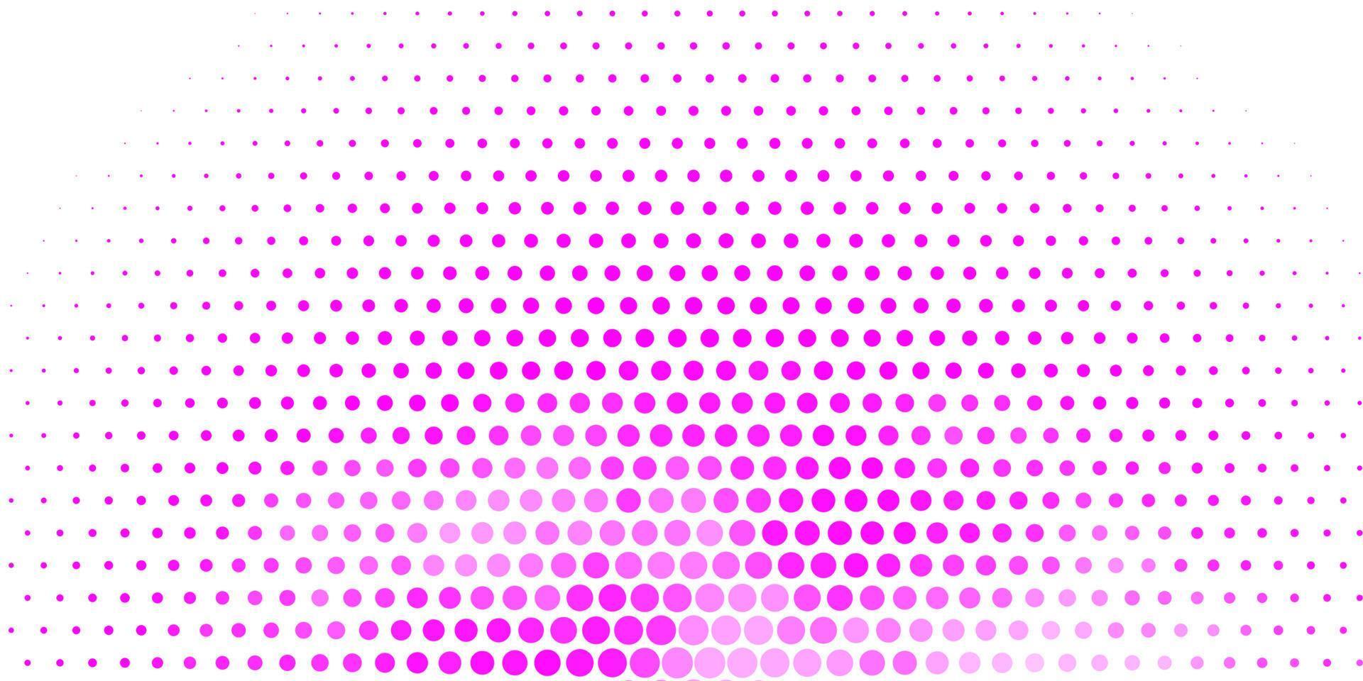 modèle vectoriel violet clair avec des cercles.