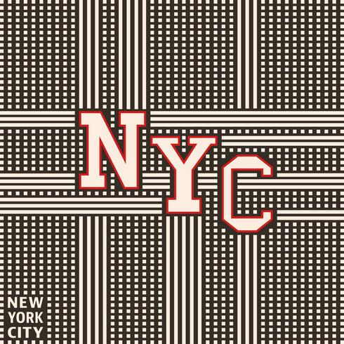 Affiche vintage de New York vecteur