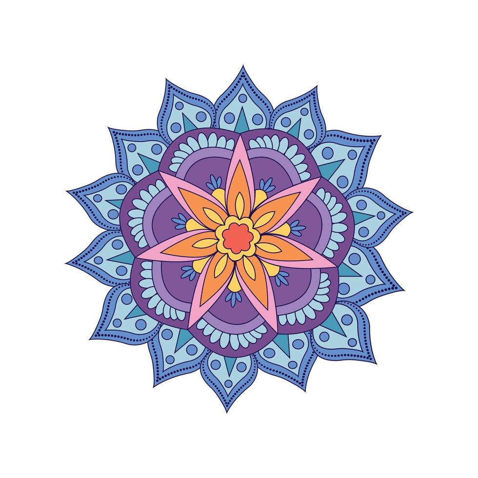 mandala. arrière-plan décoratif abstrait. islam, arabe, vecteur d'ornement dans l'illustration