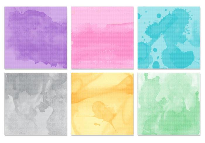 Aquarelle Texture Pack Vector