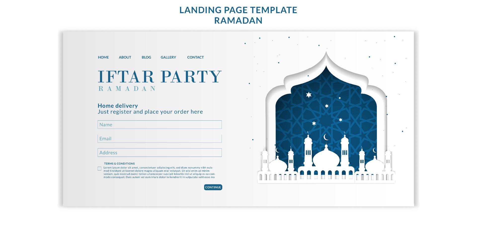 fond de ramadan kareem islamique avec mandala et ornement. illustration vectorielle vecteur