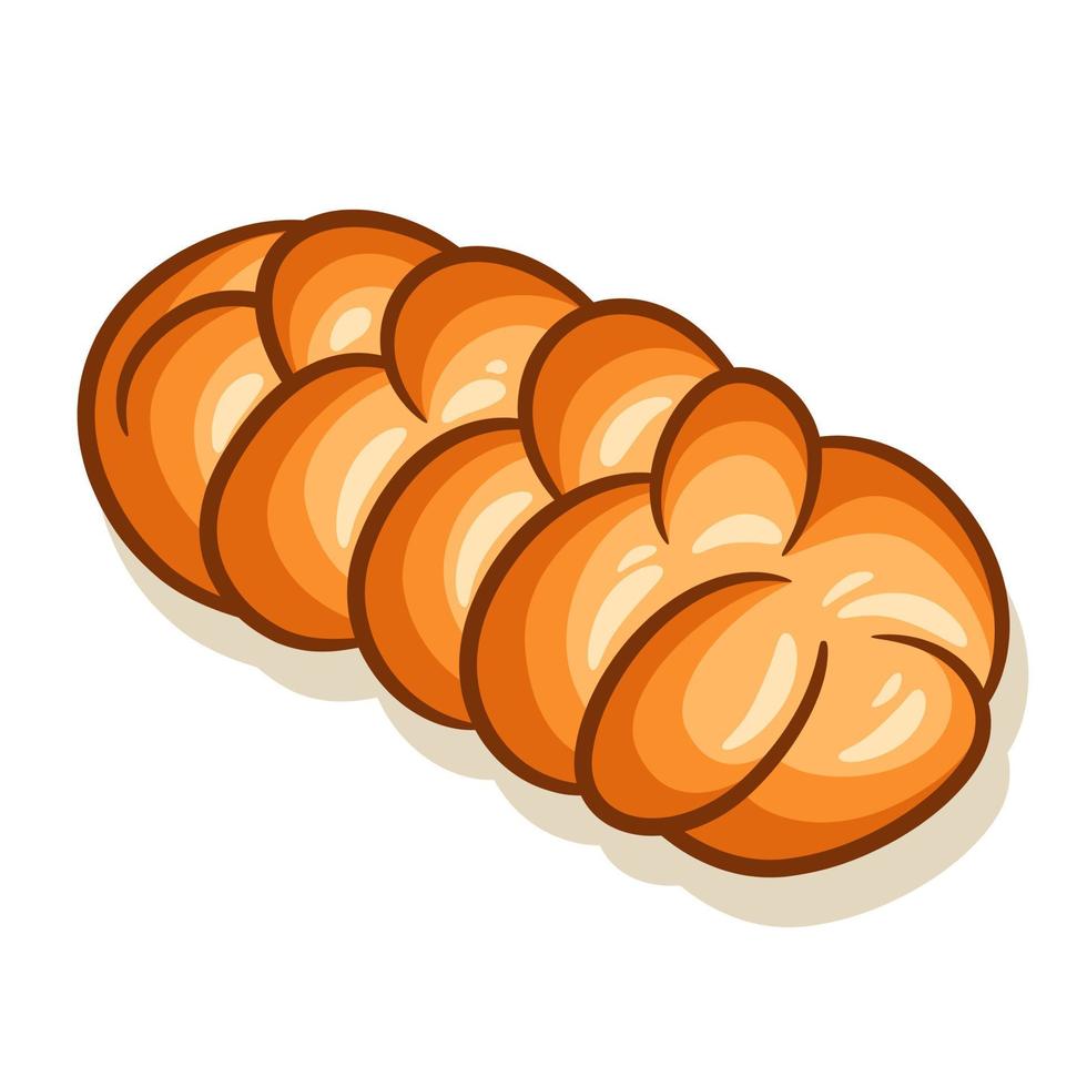 pain dessiné à la main et illustration vectorielle de boulangerie vecteur