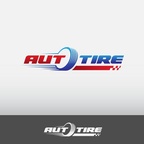 pneu auto Logo vecteur
