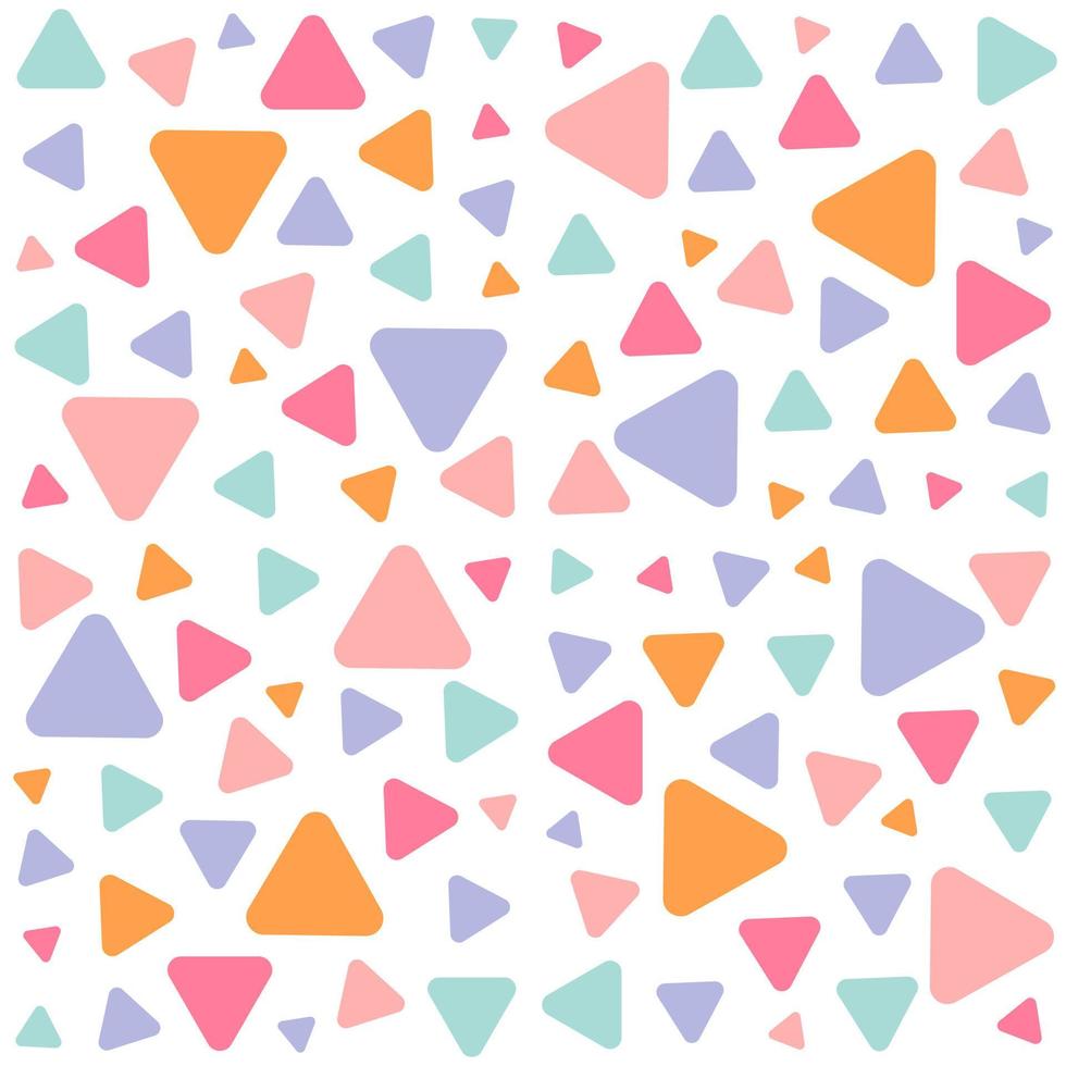 motif géométrique sans soudure avec des triangles vecteur