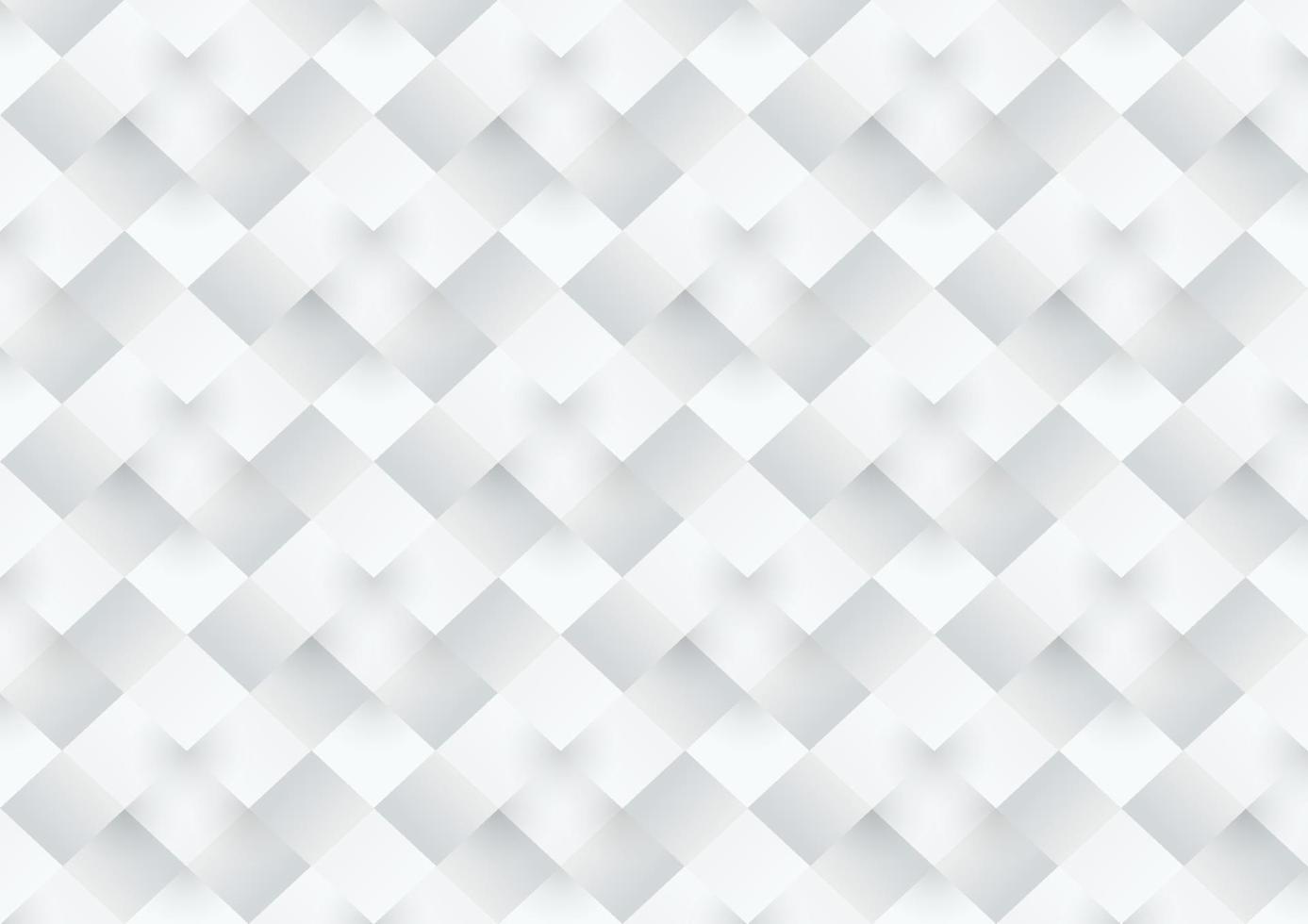 texture de fond abstrait carré blanc et gris vecteur