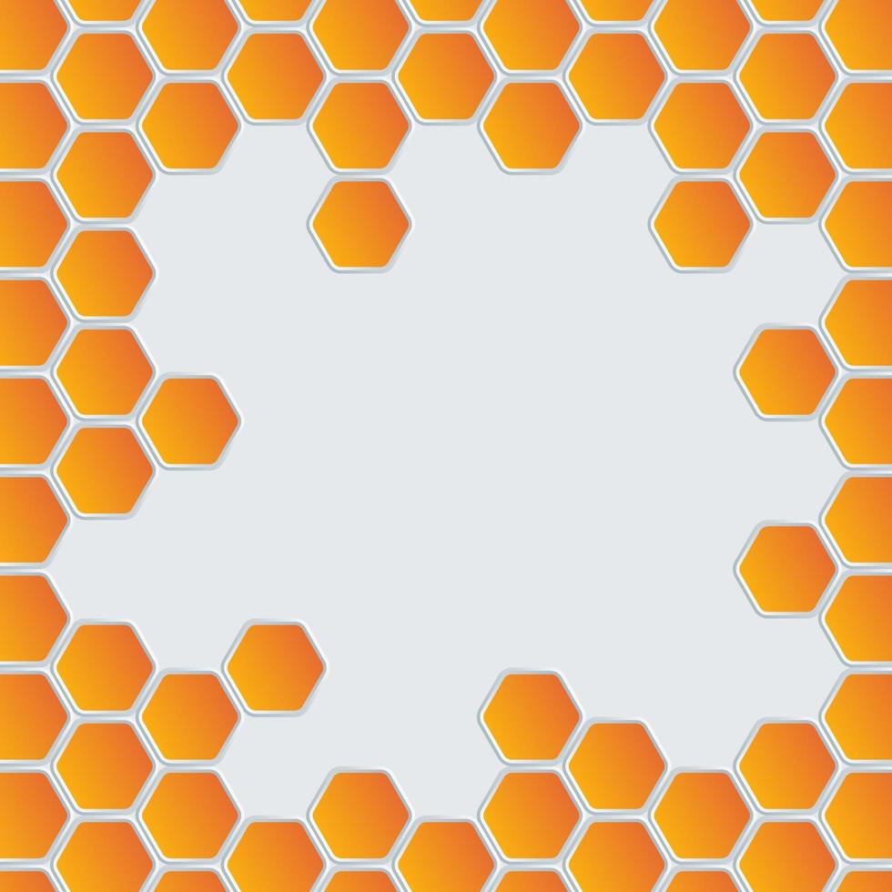 fond abstrait forme géométrique hexagonale vecteur