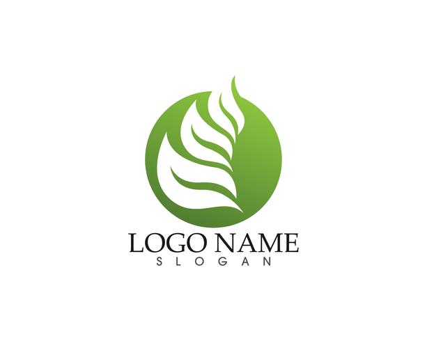 Modèle de logo et symbole icône vecteur écologie