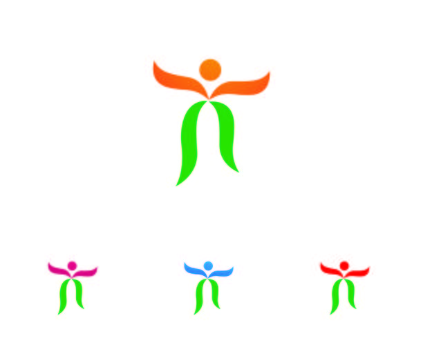 Modèle de logo et de symboles de soins de santé personnes logo vecteur