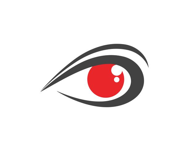 Logo de soins de la vue et symboles modèle vectoriels icônes app .. vecteur