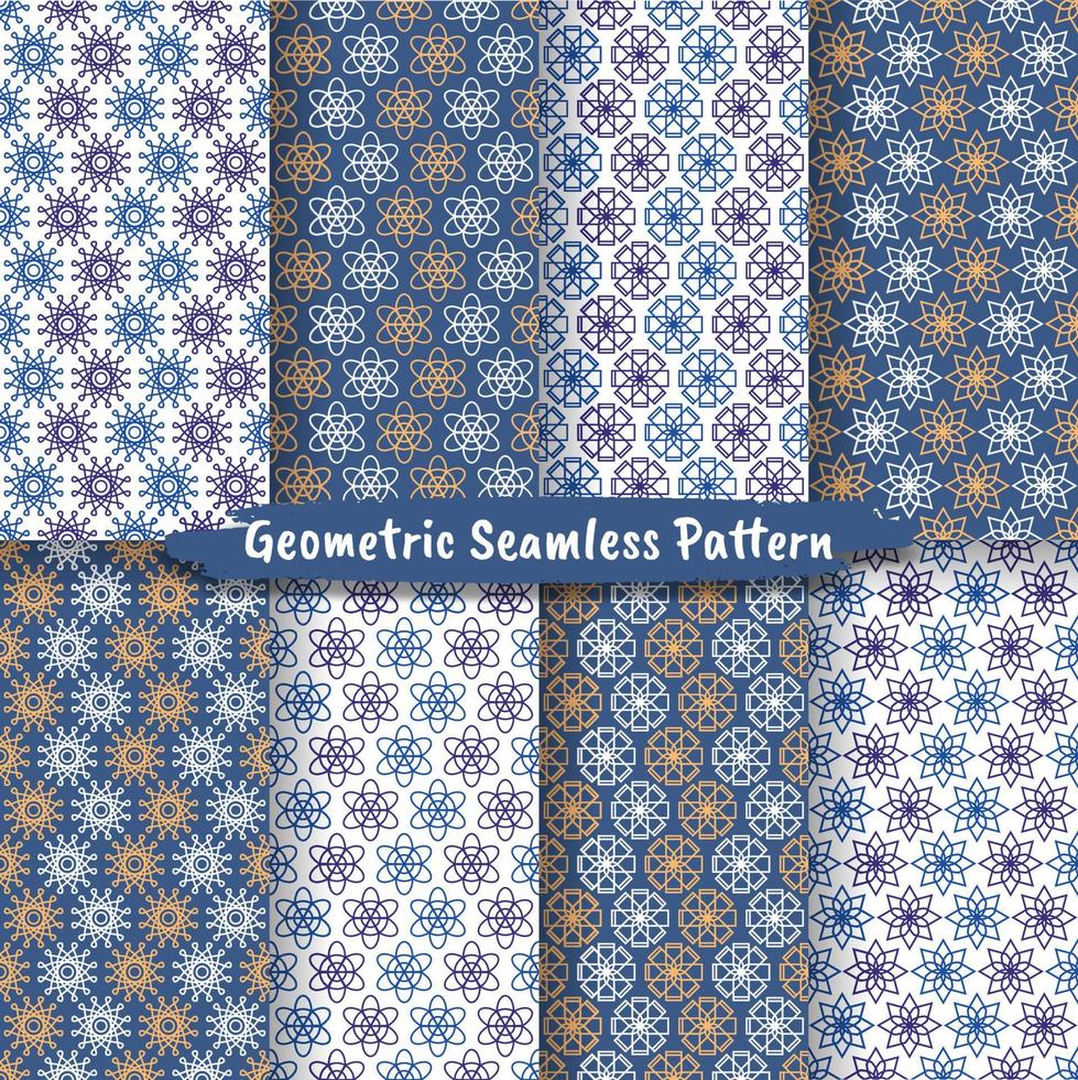 collection de motifs géométriques sans soudure vecteur