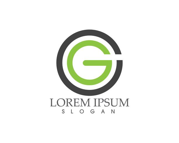 G logo et symboles de modèle icônes lettres app app ,, vecteur