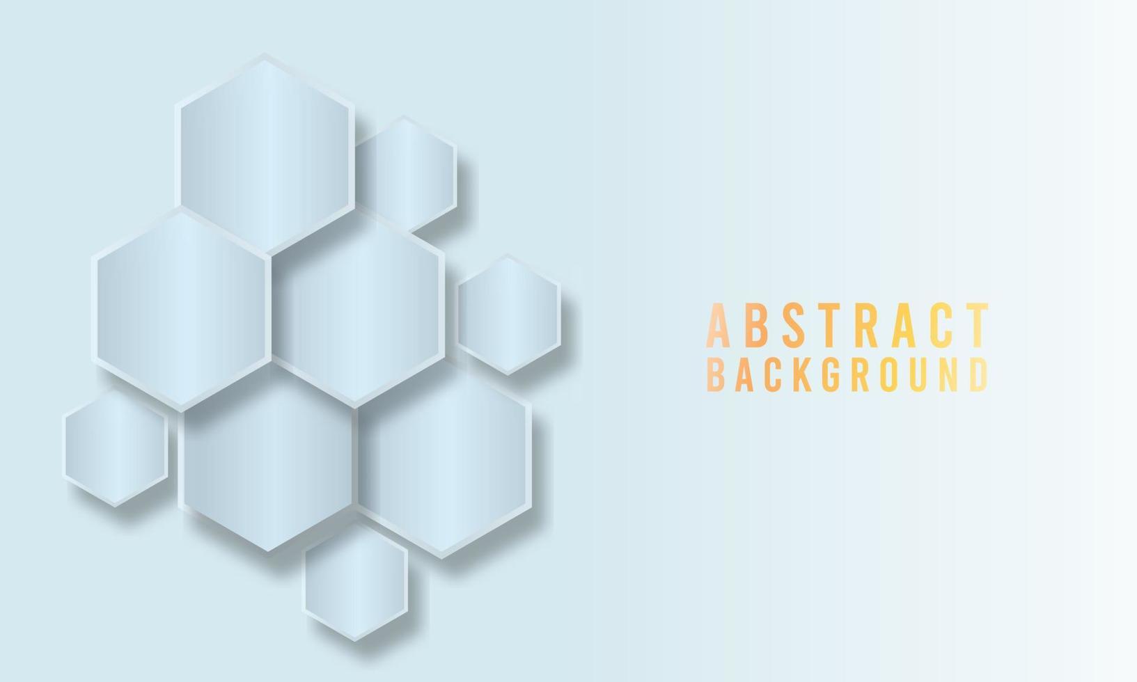 fond abstrait forme géométrique hexagonale vecteur