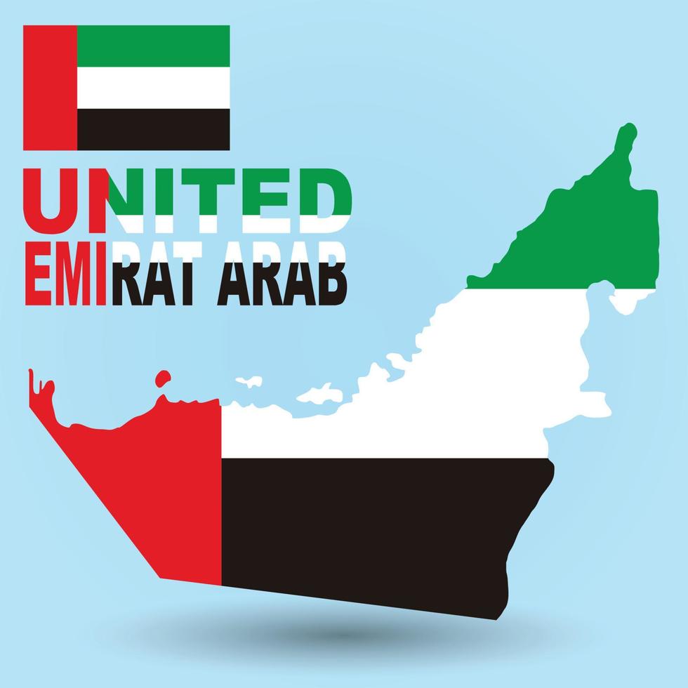 fond de carte et de drapeau des émirats arabes unis vecteur