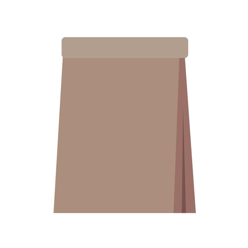 papier de sac brun vecteur