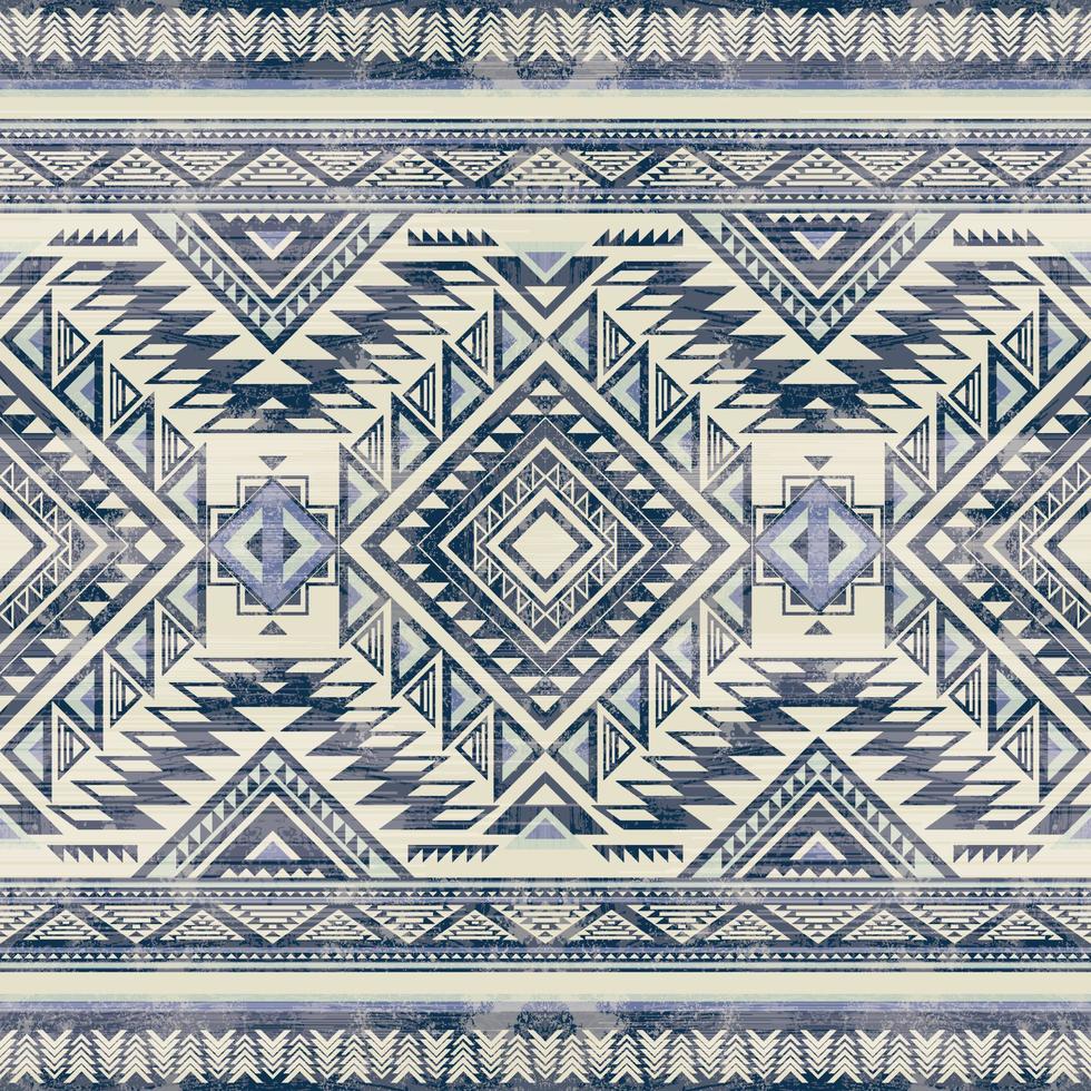 amérindien indien ornement motif géométrique ethnique textile texture tribal motif aztèque navajo mexicain tissu continu vecteur décoration mode