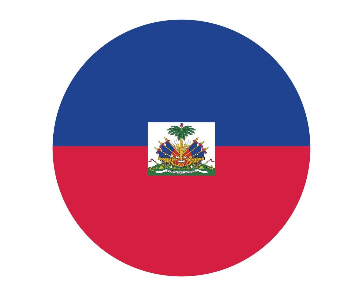 haïti drapeau national amérique du nord emblème icône illustration vectorielle élément de conception abstraite vecteur