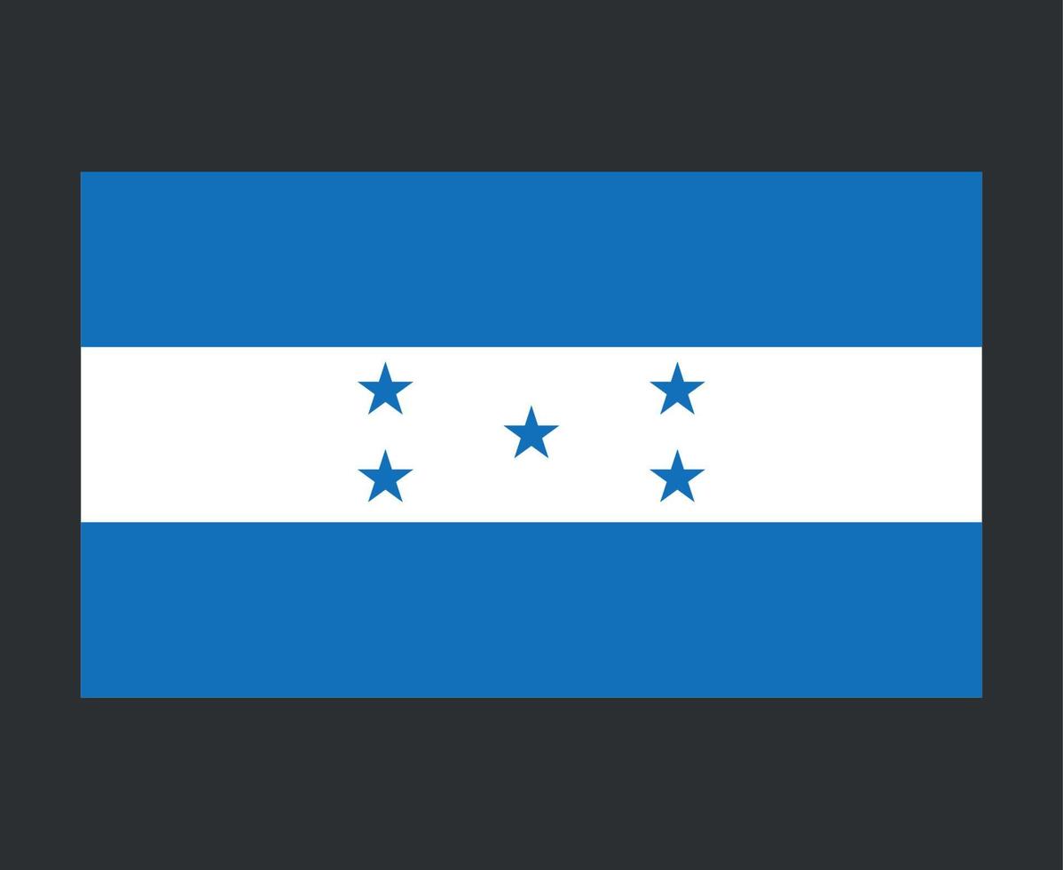 honduras drapeau national amérique du nord emblème symbole icône illustration vectorielle élément de conception abstraite vecteur