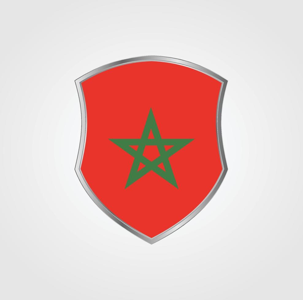 conception du drapeau marocain vecteur