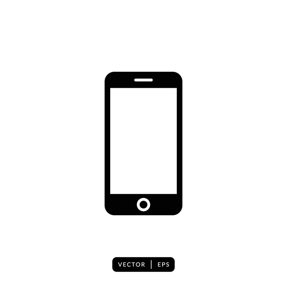 vecteur d'icône de téléphone portable - signe ou symbole
