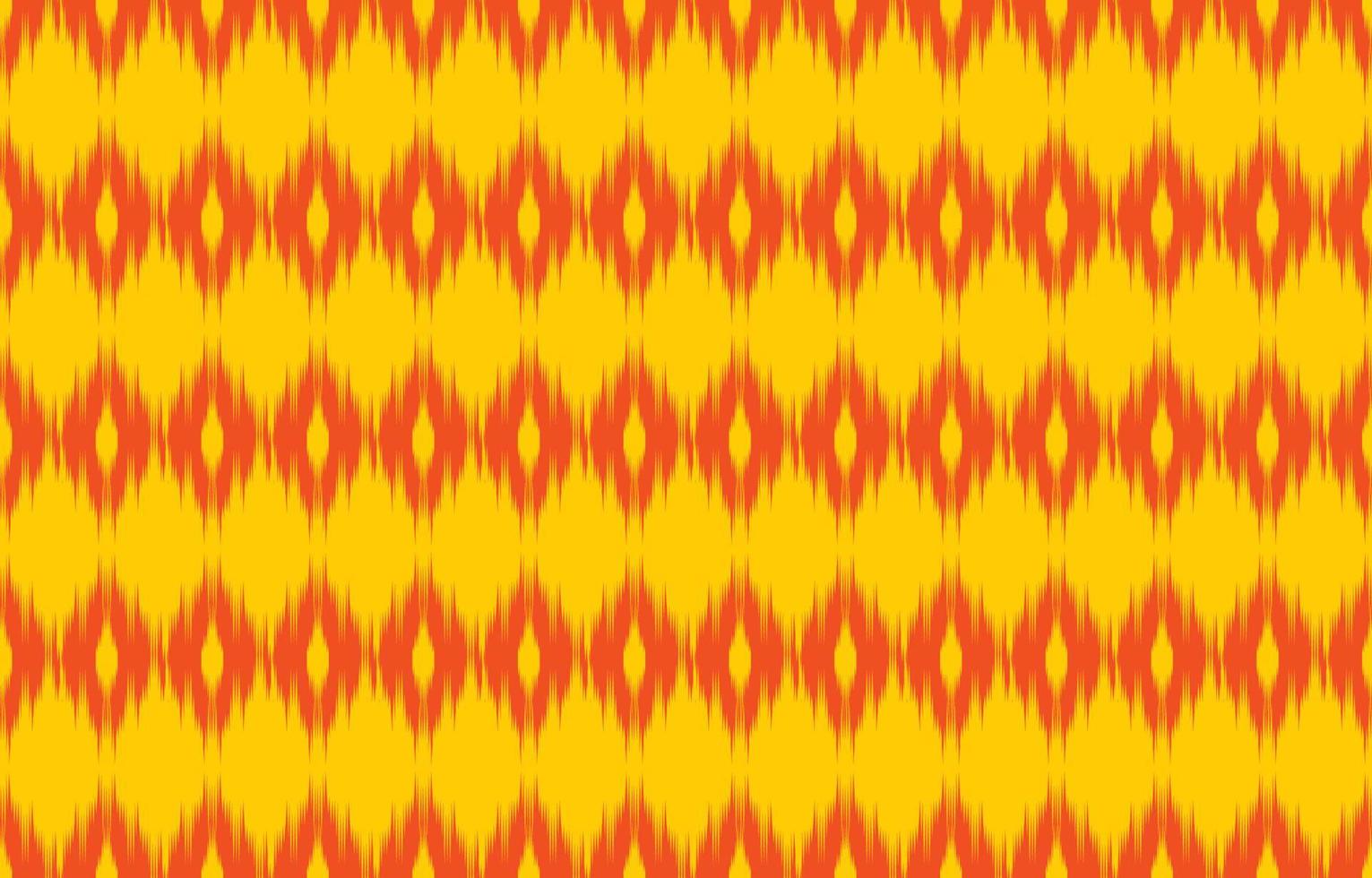 bel art ikat abstrait ethnique. motif jaune sans couture en broderie tribale folklorique, ornement d'art de chevron aztèque print.design pour tapis, papier peint, vêtements, emballage, tissu. vecteur